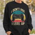 I Don't Age Get Olderecchio I Level Upintage Gamer Compleanno Felpa Regalos para él