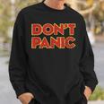 Don't Panicintage Distressed Sweatshirt Geschenke für Ihn