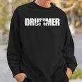 Drummer Drummer Sweatshirt Geschenke für Ihn