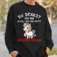 Du Denkst Ich Bin Klein Lieb Und Nett Bad Error Sweatshirt Geschenke für Ihn