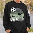 Einschulung Schulkind 2024 School Cone Boy Football Sweatshirt Geschenke für Ihn