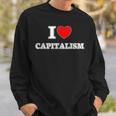 Me Encanta El Capitalismo Camisa de entrenamiento Regalos para él