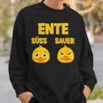 Ente Süß Sauer Lustig Witzig Koch Landwirt Sweatshirt Geschenke für Ihn