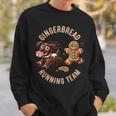 Équipe De Course De Noël Amusante En Pain D'épice Pour Les Amoureux Des Chiens Sweater e Cadeaux pour lui