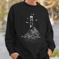 Faro Minimalista Costa Puerto Marina Faro Camisa de entrenamiento Regalos para él
