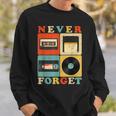 Never Forget Nostalgia Divertenteintage Stile Retrò Anni '90 Felpa Regalos para él