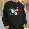 Forza Italia For Italian Football Fans Sweatshirt Geschenke für Ihn