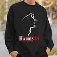 Cat Harris 24 Vote Kamala Harris For President Sweatshirt Gifts for Him