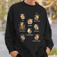 Cows Herd With Wortwitz Word Game Kuhl Cow Sweatshirt Geschenke für Ihn