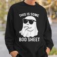 Halloween This Is Some Ghost Sheet Boo Retro Halloween Sweatshirt Gifts for Him