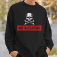 With Ironic Anstaltleitung Skull Slogan S Sweatshirt Geschenke für Ihn