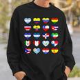 Hispanic Heritage Month Spanish Speaking Countries Sweatshirt Gifts for Him