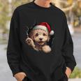 Poodle Dog Owner Dog Christmas Hat Sweatshirt Geschenke für Ihn