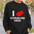 Saying Hannover Hagenburg I Love Steinhuder Meer Sweatshirt Geschenke für Ihn