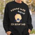 Word Game With Sheep Komme Was Wolle Ich Schaf Das Sweatshirt Geschenke für Ihn