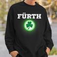 Fürth Football Clover Fan Franken Stadium Green Sweatshirt Geschenke für Ihn