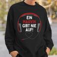 Gaming Headphones Ein Marvin Gibt Nie Auf Personalised Sweatshirt Geschenke für Ihn