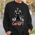 Gatto Divertente Catgpt Chatgpt Kitten Language Model Ai Felpa Regalos para él
