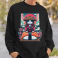 Gatto Sushi Samurai Amante Dei Gatti Giapponesi Kawaii Felpa Regalos para él