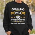 Gennaio 1984 Anni 40 Compleanno Uomo Donna 1984 Felpa Regalos para él