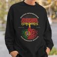 German Grown Portuguese Roots Portugal Flag Sweatshirt Geschenke für Ihn