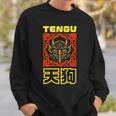 Giappone Tengu Tradizionale Shintoista Tengu Giapponese Kanji Souvenir Felpa Regalos para él