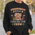 Gingerbread House Construction Crew Christmas Sweatshirt Gifts for Him