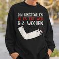 Gips Armbbruch erlag Gute Besserung S Sweatshirt Geschenke für Ihn