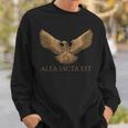 Giulio Cesare Citazione Alea Iacta Est Steampunk Eagle Spqr Felpa Regalos para él