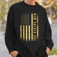 Golden Color Usa Flag Trump President Inauguration Day 2025 Sweatshirt Gifts for Him