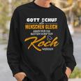 Gott Schuf Alle Menschen Gleichnur Die Besten Werden Koch God Created Sweatshirt Geschenke für Ihn