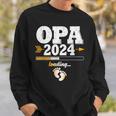 Grandpa 2024 Loading Werdender Opa Sweatshirt Geschenke für Ihn