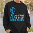 Ham Radio Operator Saying My Antenna Is Bigger Than Yours Felpa Regalos para él