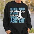 Handball Geheult Wird Erst Wenn Es Stark Blutet Damen Sweatshirt Geschenke für Ihn