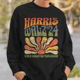 Harris Walz Für Ein Strahlendes Morgen Kamala Harris Tim Waltz Sweatshirt Geschenke für Ihn