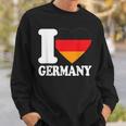 With I Heart Deutschland I Heart Germany Germany Flag Sweatshirt Geschenke für Ihn