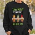 Herbst Lass Mich Ich Mag Wichtel Sweatshirt Geschenke für Ihn