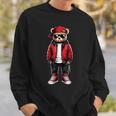 Hip Hop Teddy Bear Rap Music Sweatshirt Gifts for Him