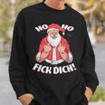 Ho Ho Fick Dich Christmas I Anti Christmas Sweatshirt Geschenke für Ihn