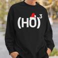 Ho3 Maths Physics Nerd Informatik Ho Hoch 3 Christmas Sweatshirt Geschenke für Ihn