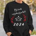 Hochzeit 2024 Frischerheiratet Heirat Flitterwochen 2024 Sweatshirt Geschenke für Ihn