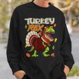 Holiday Turkey Rex Thanksgiving Dinosaur T-Rex Turkey Sweatshirt Gifts for Him