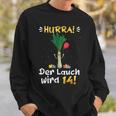 Hurra Der Lauch Wird 14 Boy 14Th Birthday Sweatshirt Geschenke für Ihn