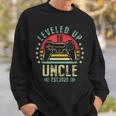 Ich Bin Auf Onkel 2025 Hochgelevelt Und Wurde Zum Uncle Level Freigaltet Sweatshirt Geschenke für Ihn