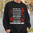 Ich Bin Ein Feuerwehrmannoluntary Fire Brigade Ich Bin Ein Sweatshirt Geschenke für Ihn