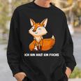 Ich Bin Halt Ein Fuchs Slogan Schlauer Fox Sweatshirt Geschenke für Ihn