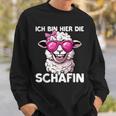 Ich Bin Hier Die Schäffin Sweatshirt Geschenke für Ihn