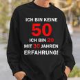 Ich Bin Keine 50 Jahre Ich Bin 20 Mit 30 Jahre Erleben I'm Not 50 Years I'm 2 Sweatshirt Geschenke für Ihn