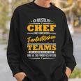 Ich Bin Stolzer Chef Eines Unheuer Fantastische Teams Job S Sweatshirt Geschenke für Ihn