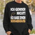 Ich Gender Nicht Ich Habe Einen Schulabschluss German Sweatshirt Geschenke für Ihn